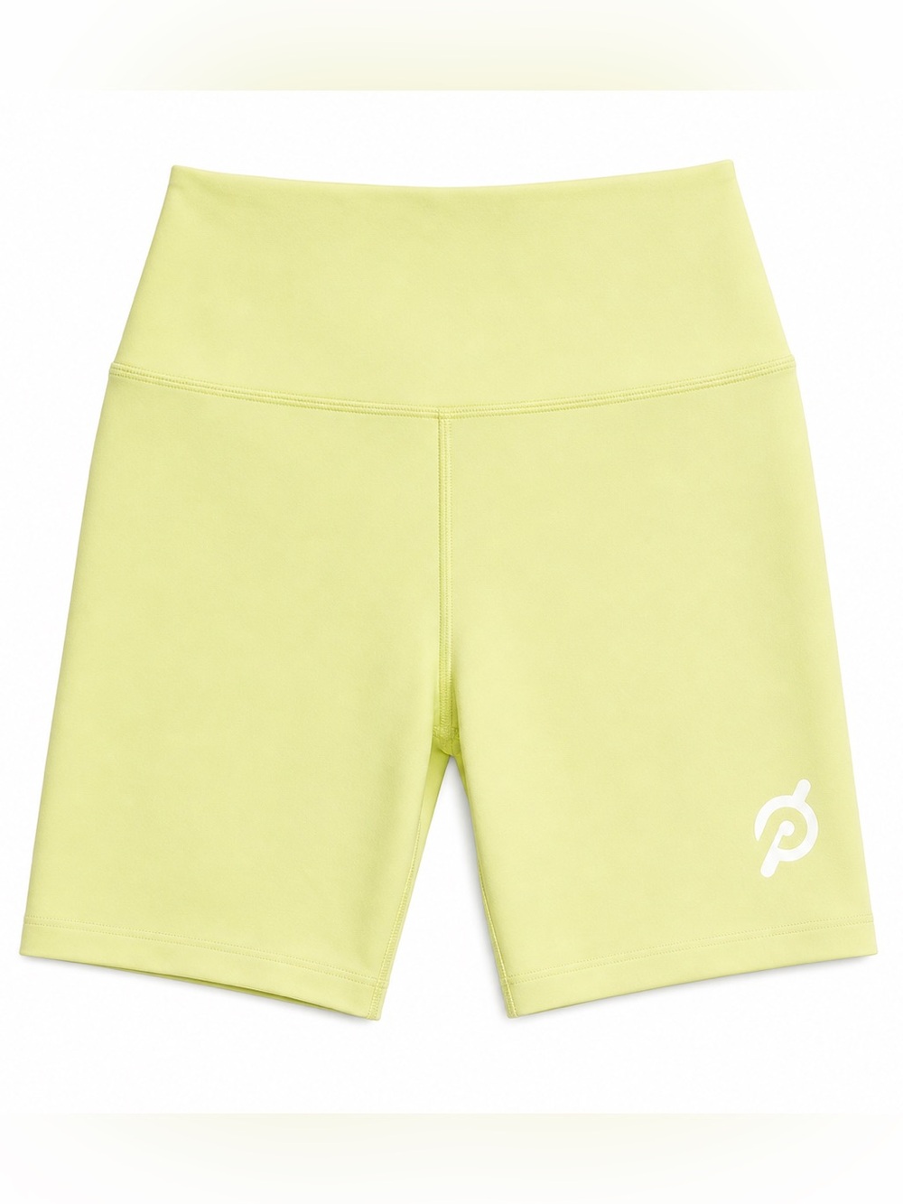 Peloton Cadent 5” Bike Shorts Neon Yellow High Rise Medium NWT